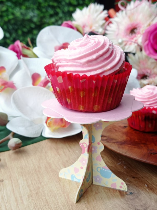 Cupcakes à la framboise