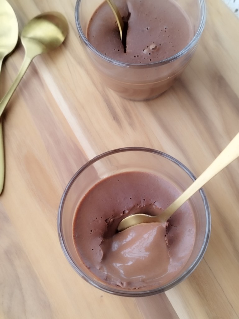 Petites crèmes (végétales) express au chocolat