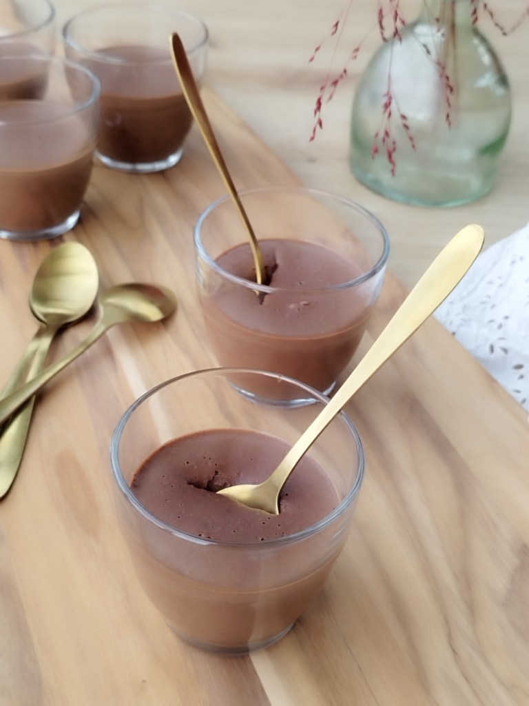 Petites crèmes (végétales) express au chocolat