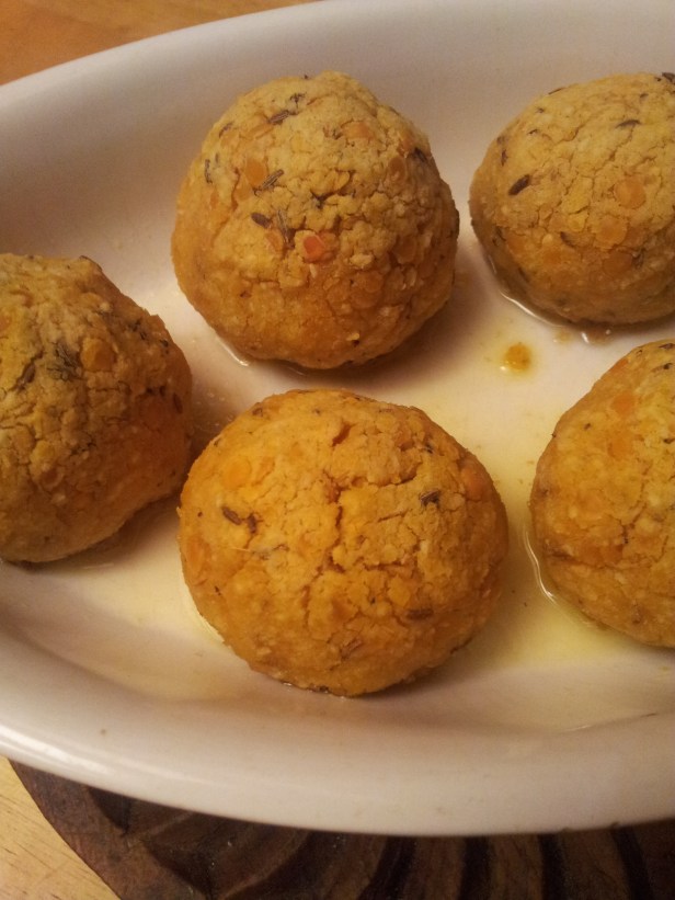 boulettes lentilles corail