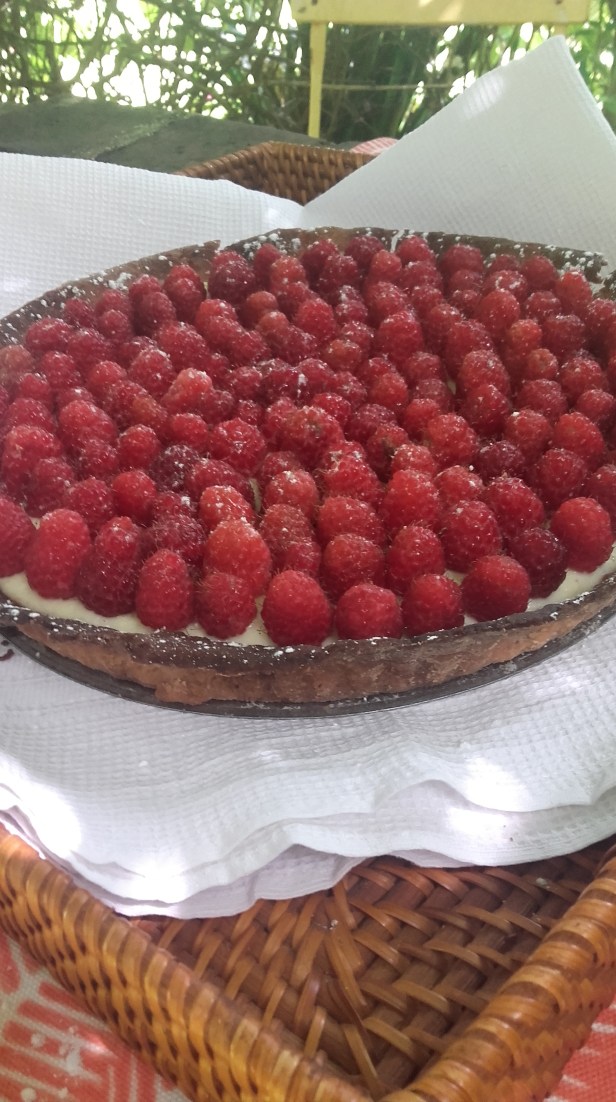 tarte fraamboises