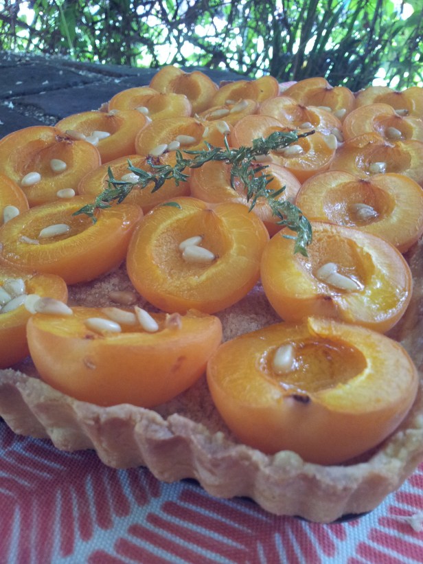 tarte-abricots-miel-thym