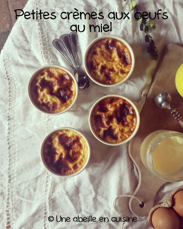 crème aux oeufs au miel