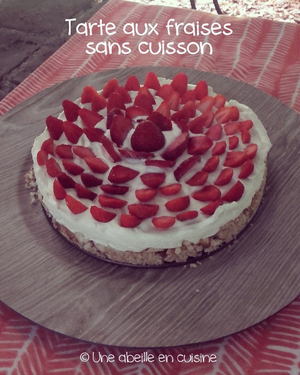 tarte aux fraises sans cuisson copie