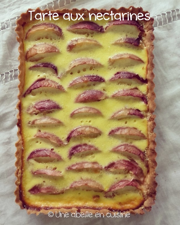 tarte aux nectarines