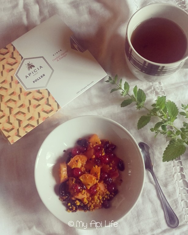 pollen de ciste frais