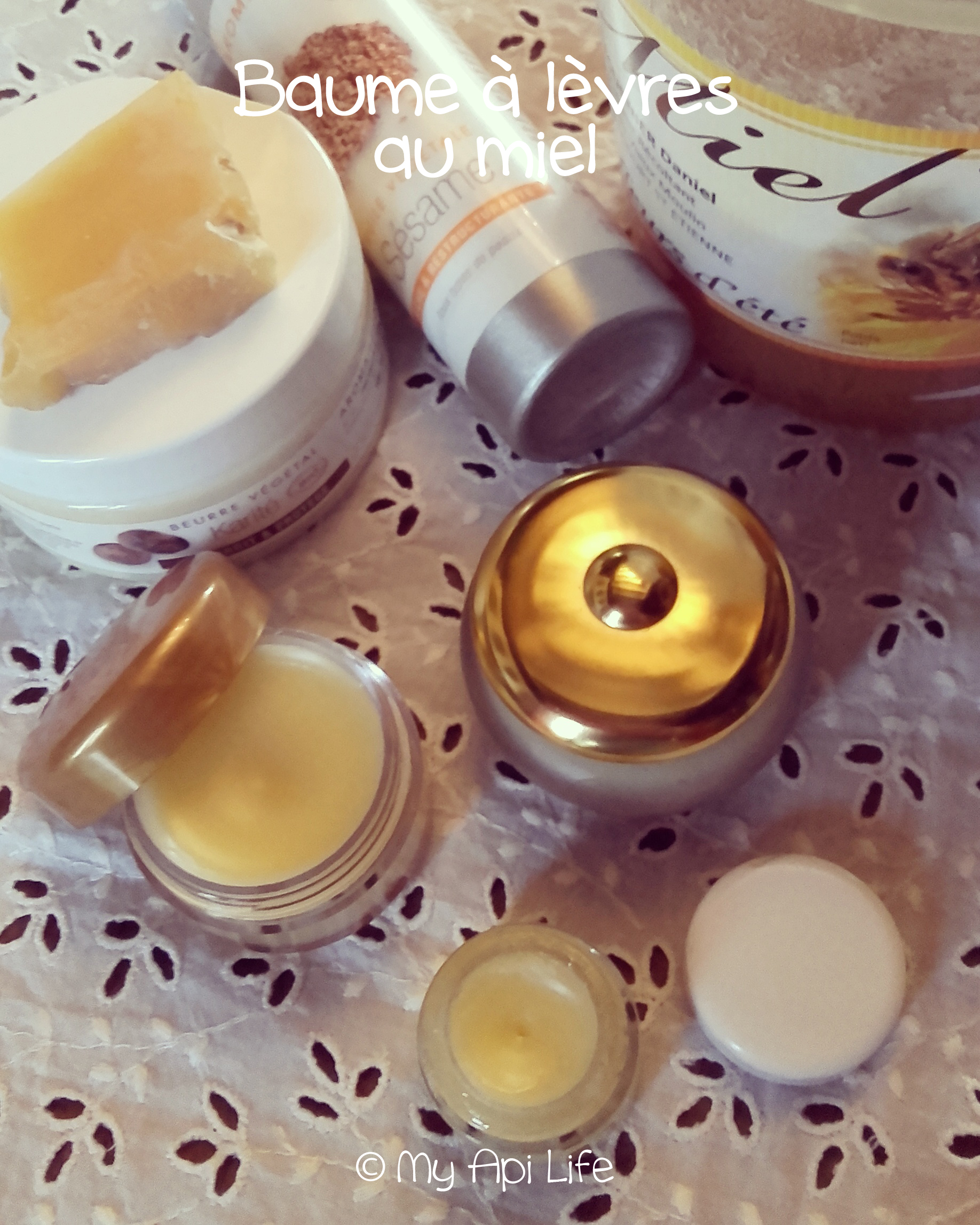 Baume à lèvres au miel