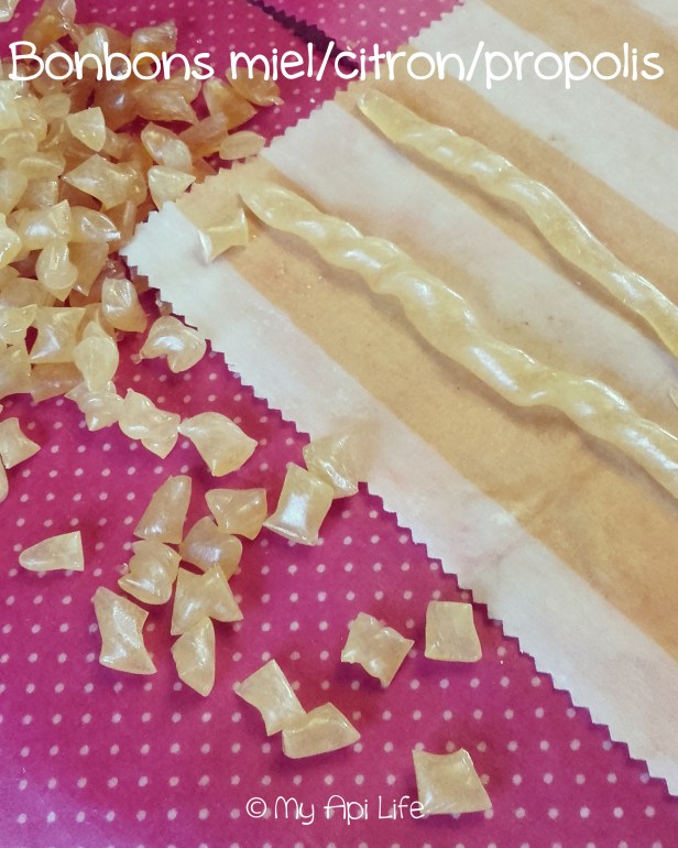 bonbons miel citron propolis