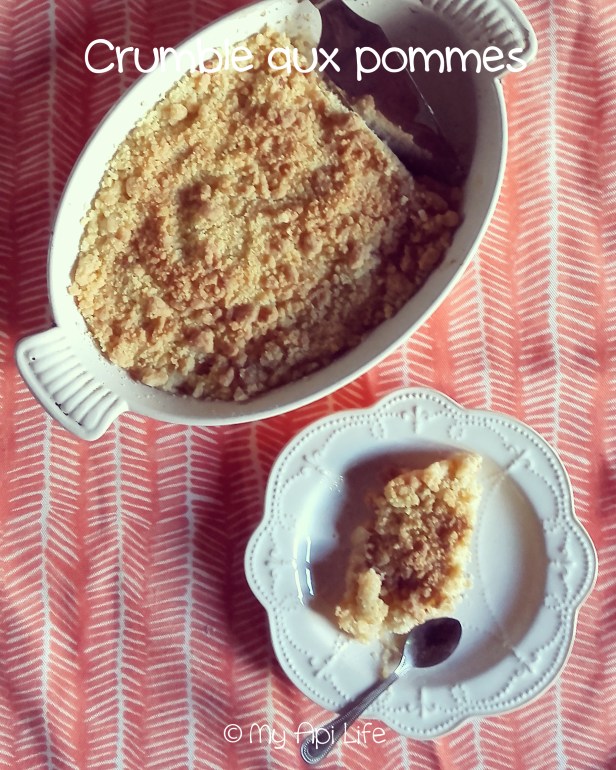 crumble aux pommes 2