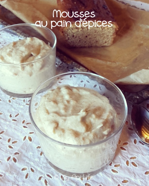 mousses au pain d'épices