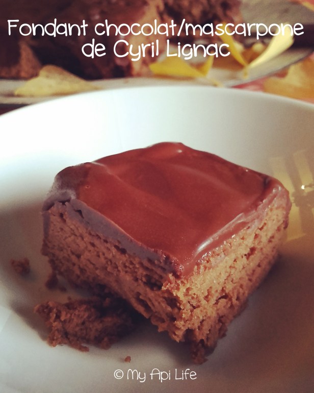 fondant chocolat mascarpone Cyril Lignac