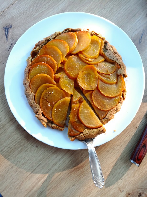 Tatin de navets boule d'or caramélisés au miel