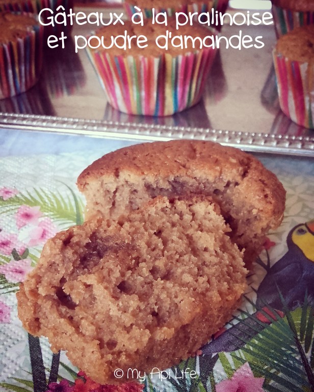 gâteaux à la pralinoise et à la poudre d'amandes