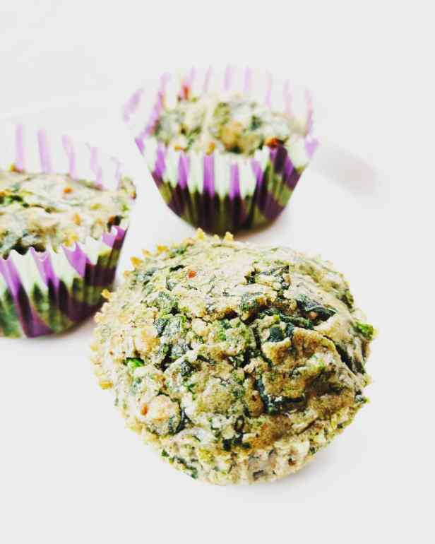 Muffins aux épinards et au sarrasin