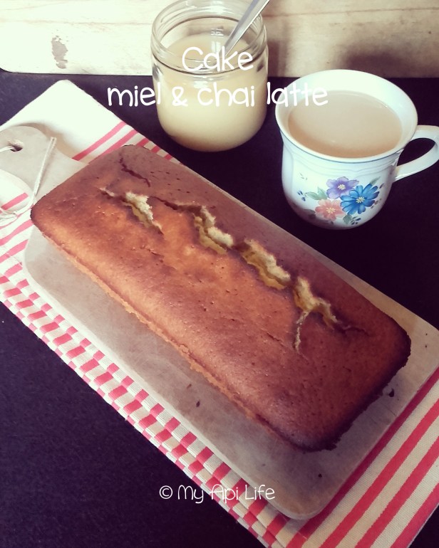 Cake chai latte & miel