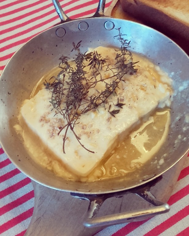 Feta au miel au four