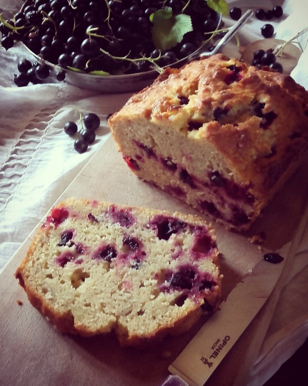 banana bread au cassis