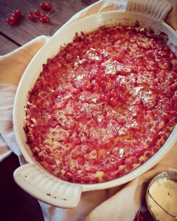 Clafoutis aux groseilles