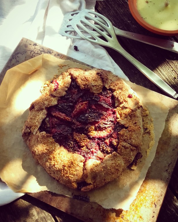 Tarte rustique aux quetsches