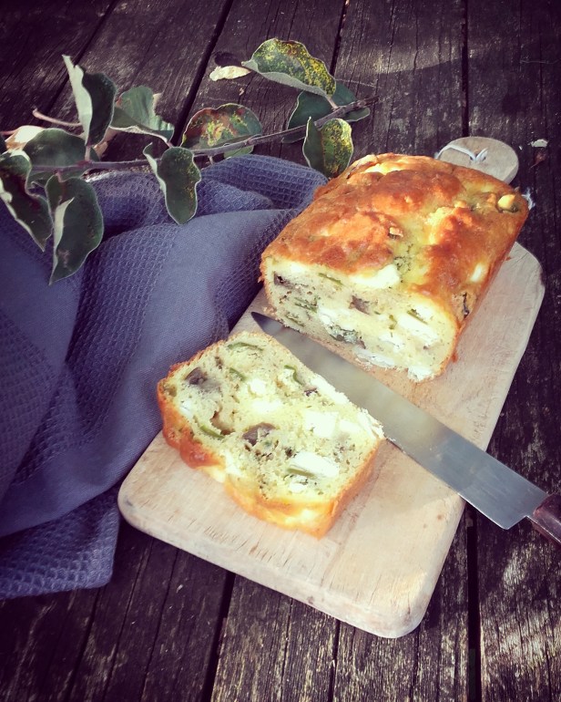 cake feta légumes d'été