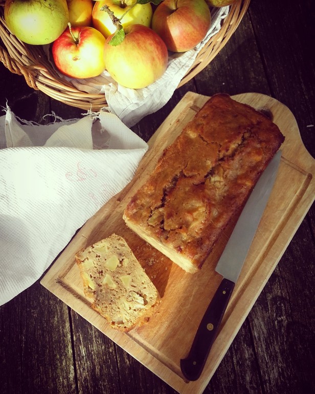banana bread aux pommes