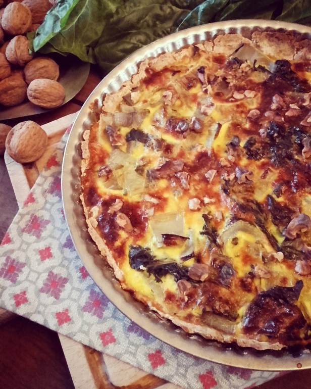 tarte aux blettes et aux noix