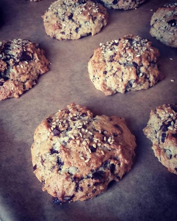 Cookies tahini/chocolat