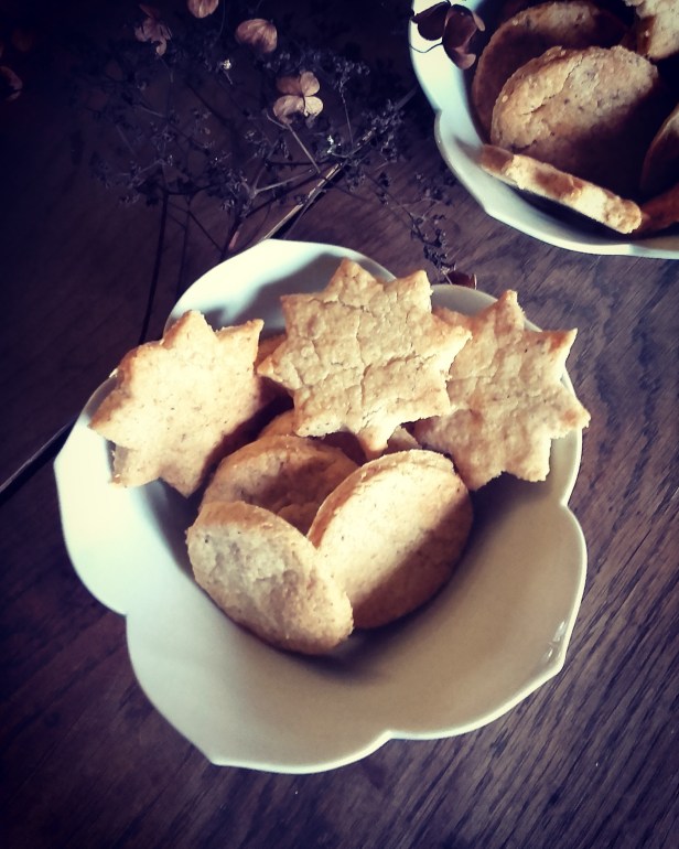 sablés apéritif parmesan/noisette