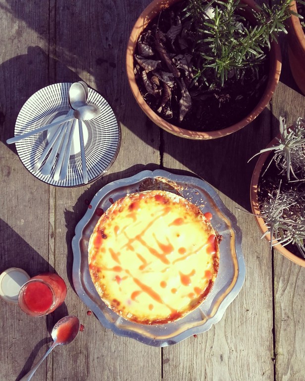 Cheesecake aux framboises