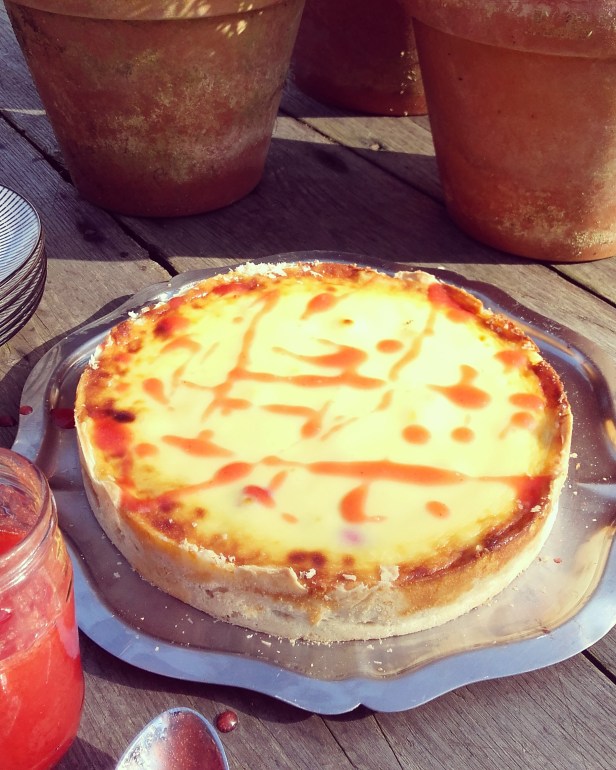 Cheesecake aux framboises