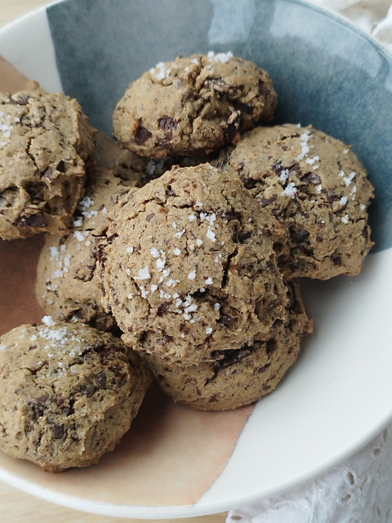 Cookies sarrasin-chocolat (sans gluten ni produits laitiers)
