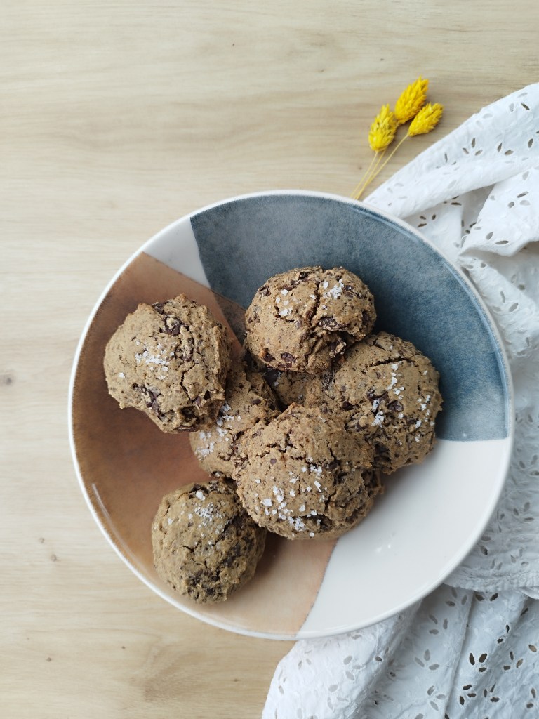 Cookies sarrasin-chocolat (sans gluten ni produits laitiers)