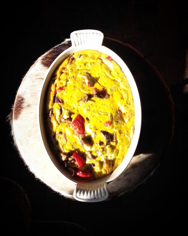 tian de légumes aux oeufs