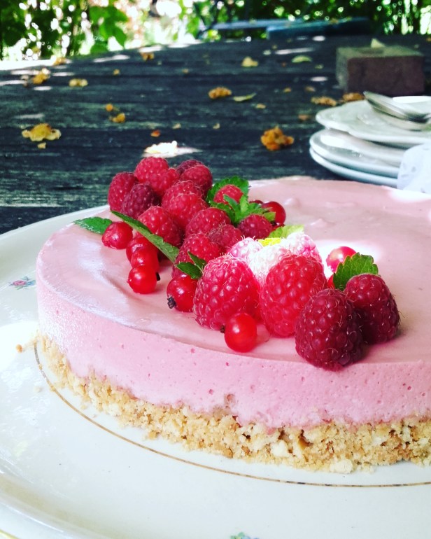 Entremet à la framboise