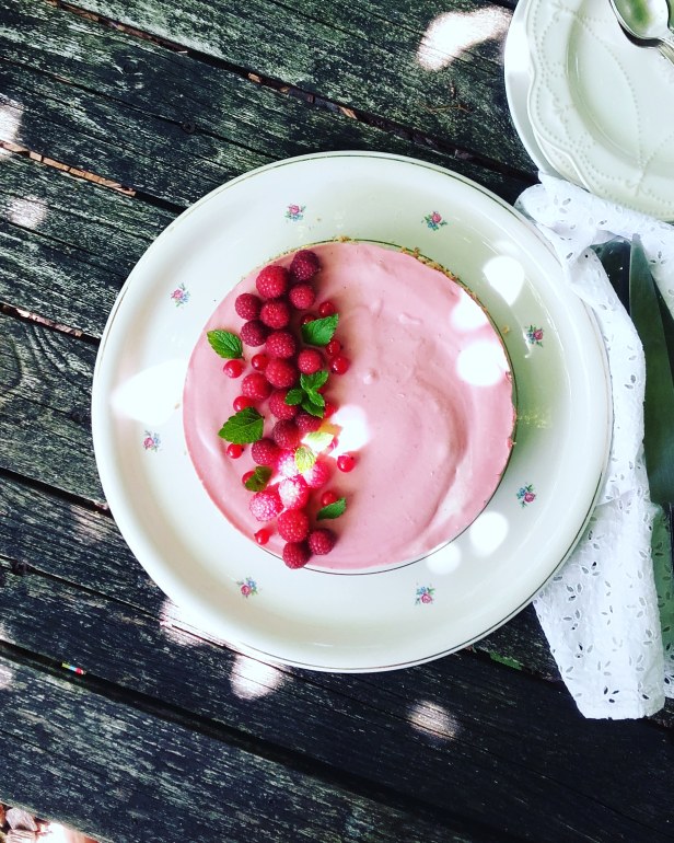 Entremet à la framboise
