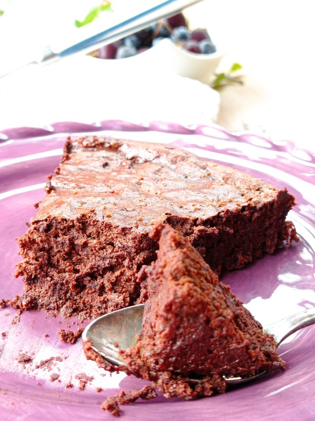 Fondant chocolat courgettes