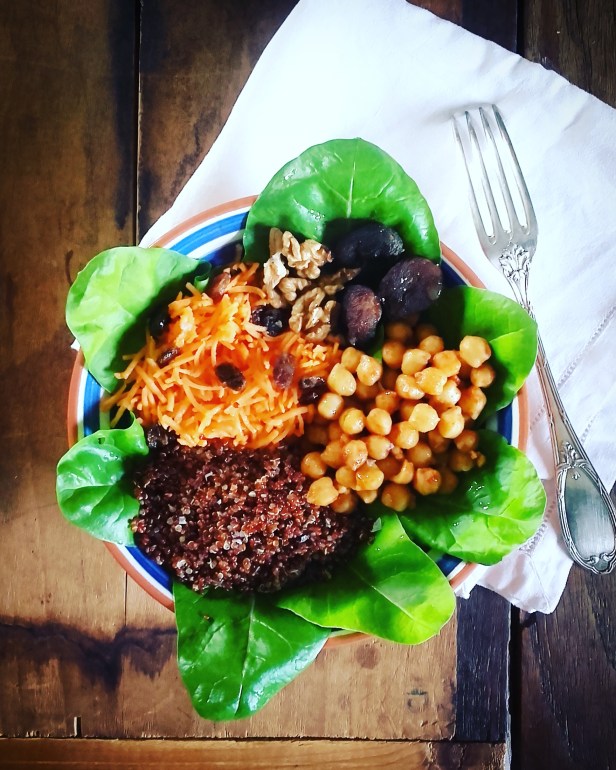 Buddha bowl quinoa pois chiches