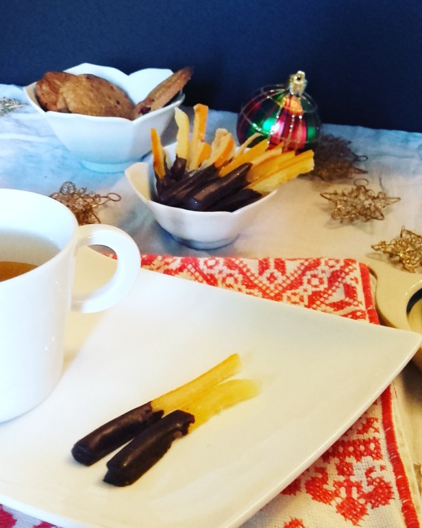 Orangettes au chocolat