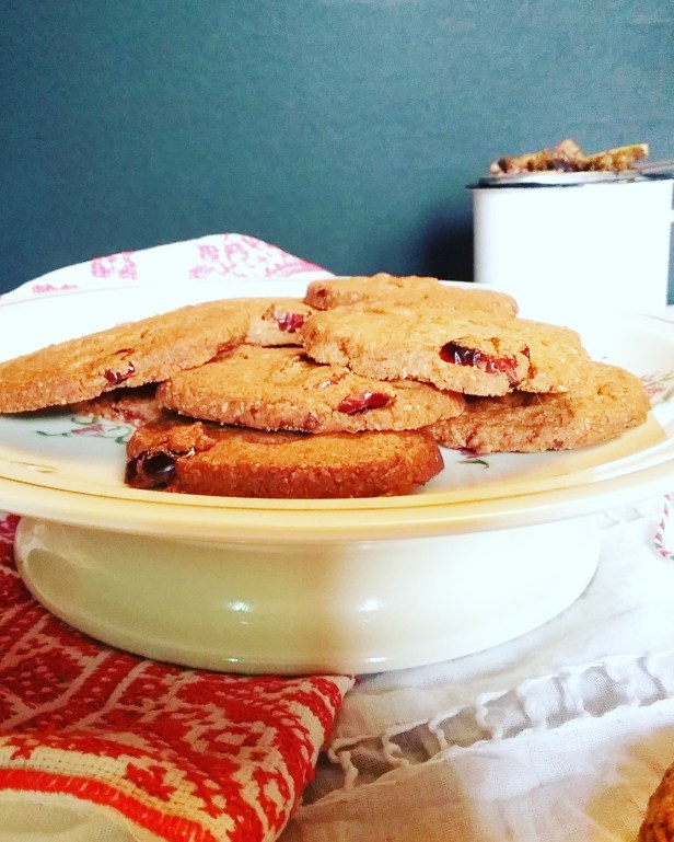 Sablés de Noël cranberries cannelle sans gluten sans lactose