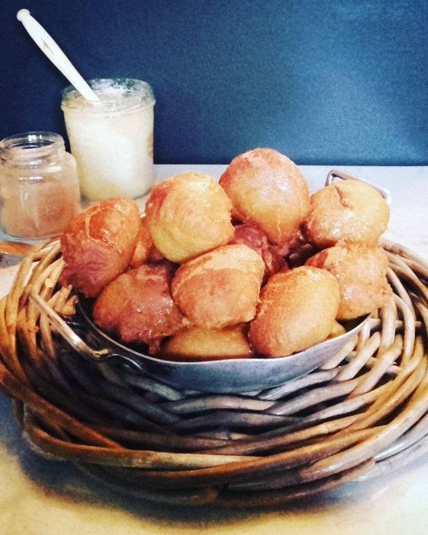 beignets miel cannelle pour Mardi Gras