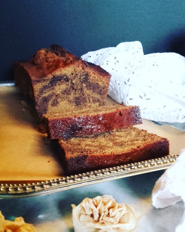 cake marbré orange chocolat