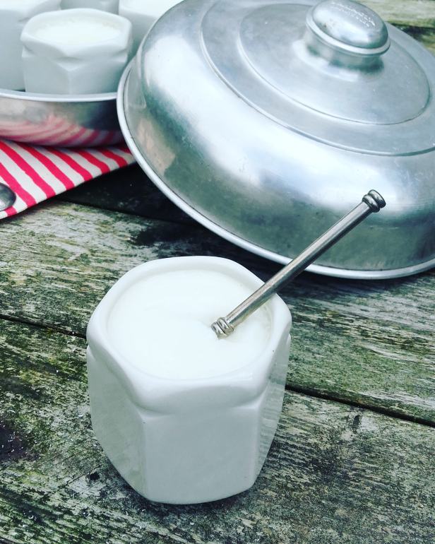 yaourts à l'ancienne avec la yaourtière Yalacta