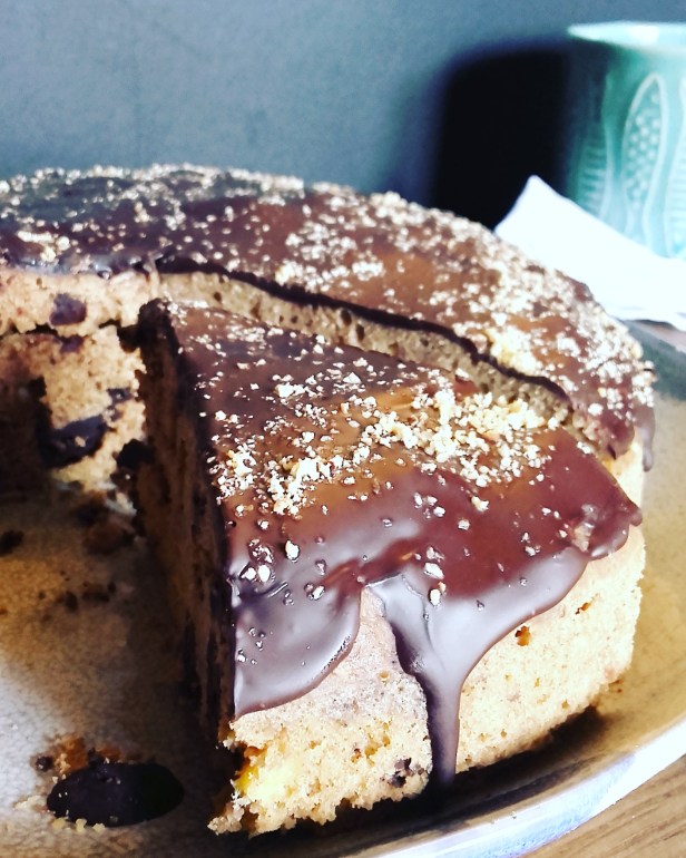 banana bread sarrasin-chocolat à la vapeur douce