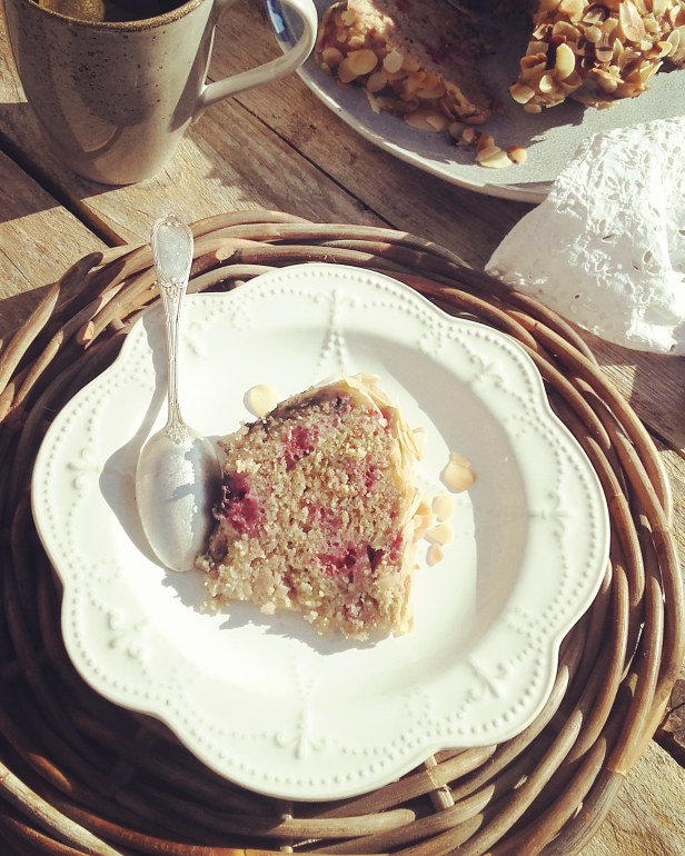cake amande-framboise
