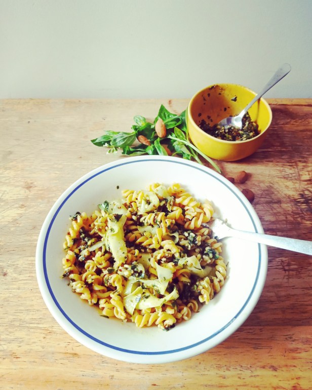 pesto basilic-amandes