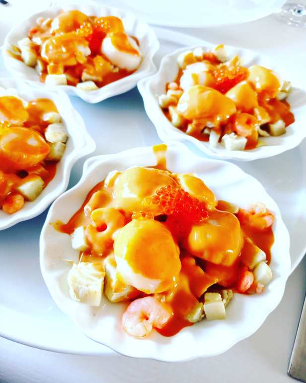 Coeurs d'artichauts aux crustacés