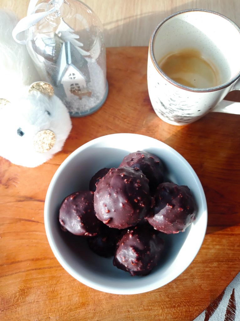 Rochers au chocolat noir paléo