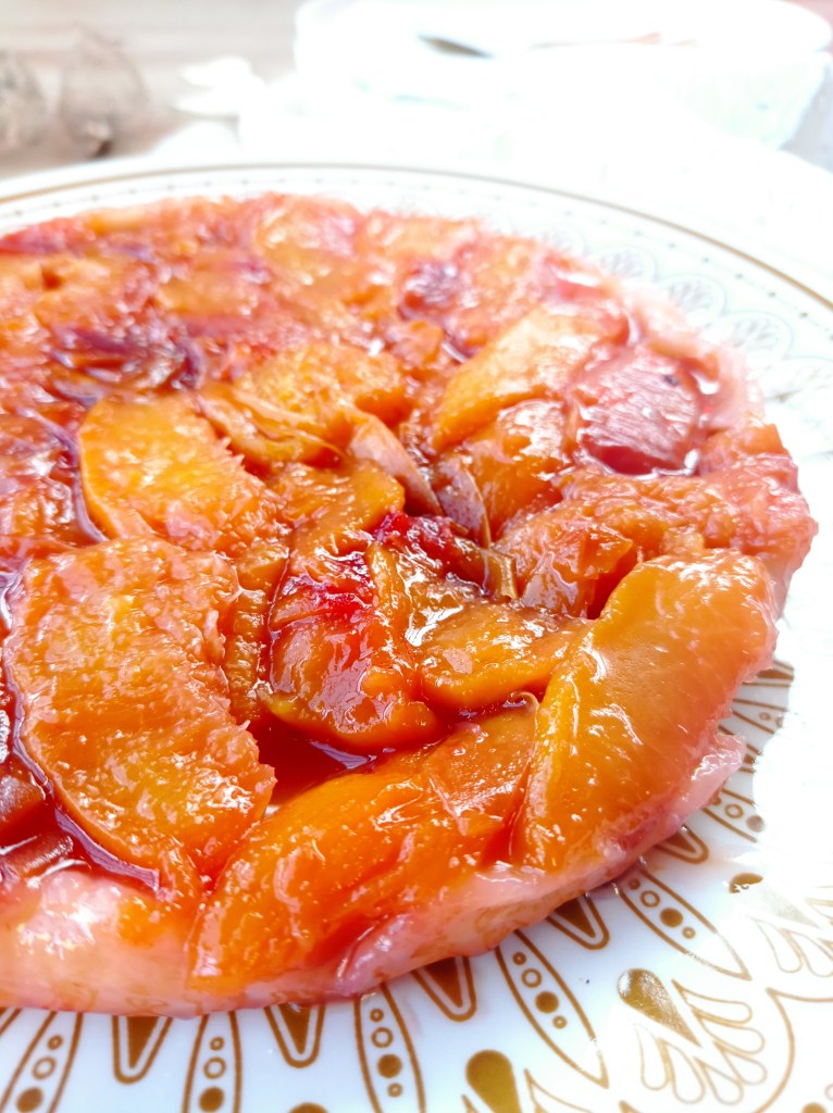 tarte tain aux pêches