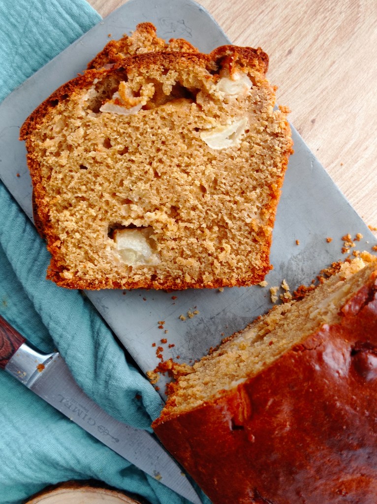 Cake aux pommes et aux amandes sans lactose