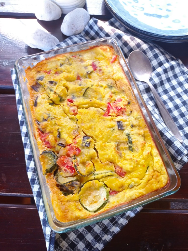 clafoutis de légumes d'été